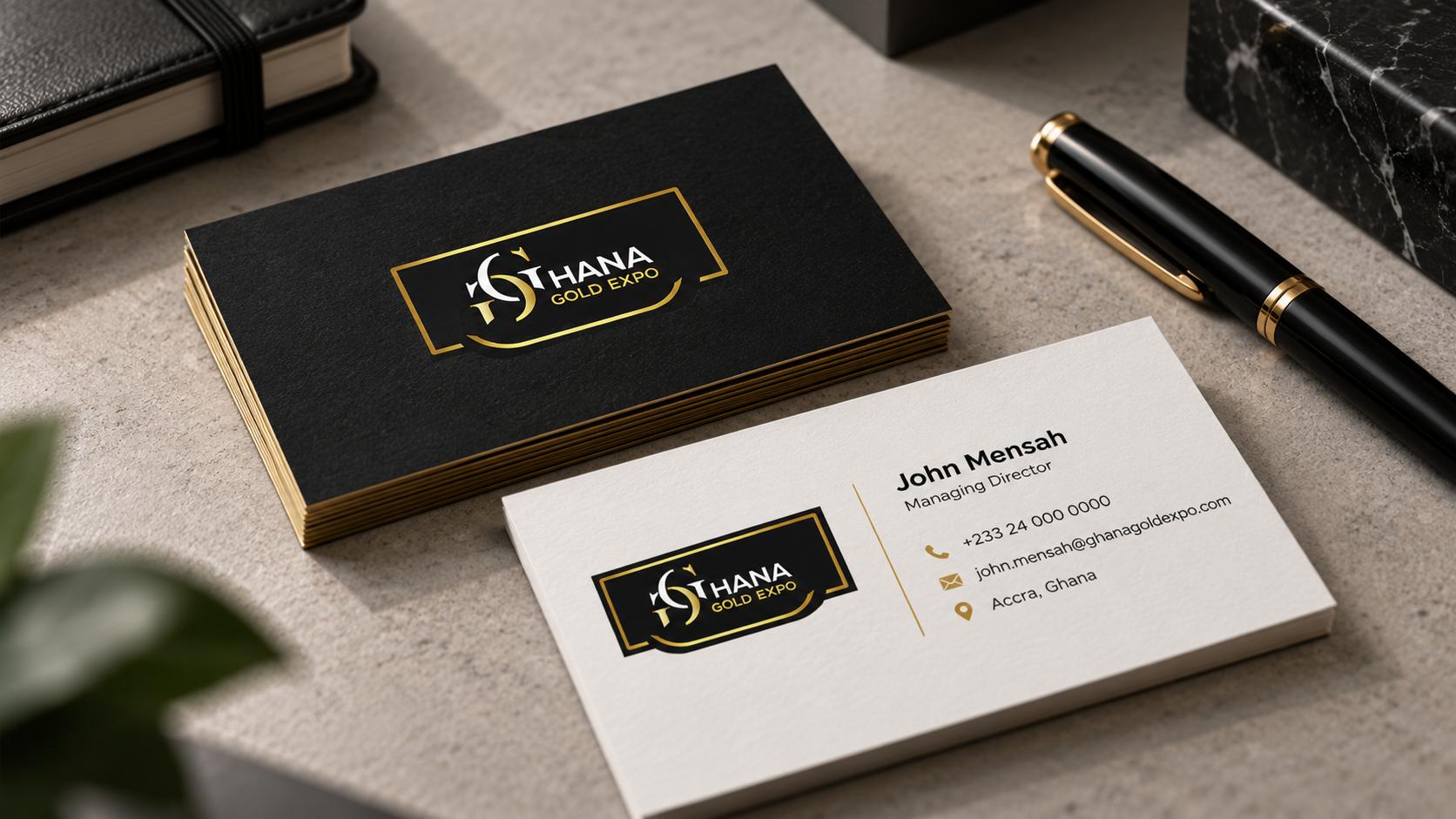 Ghana Gold Expo Ghana Gold Expo — branding and design work 14
