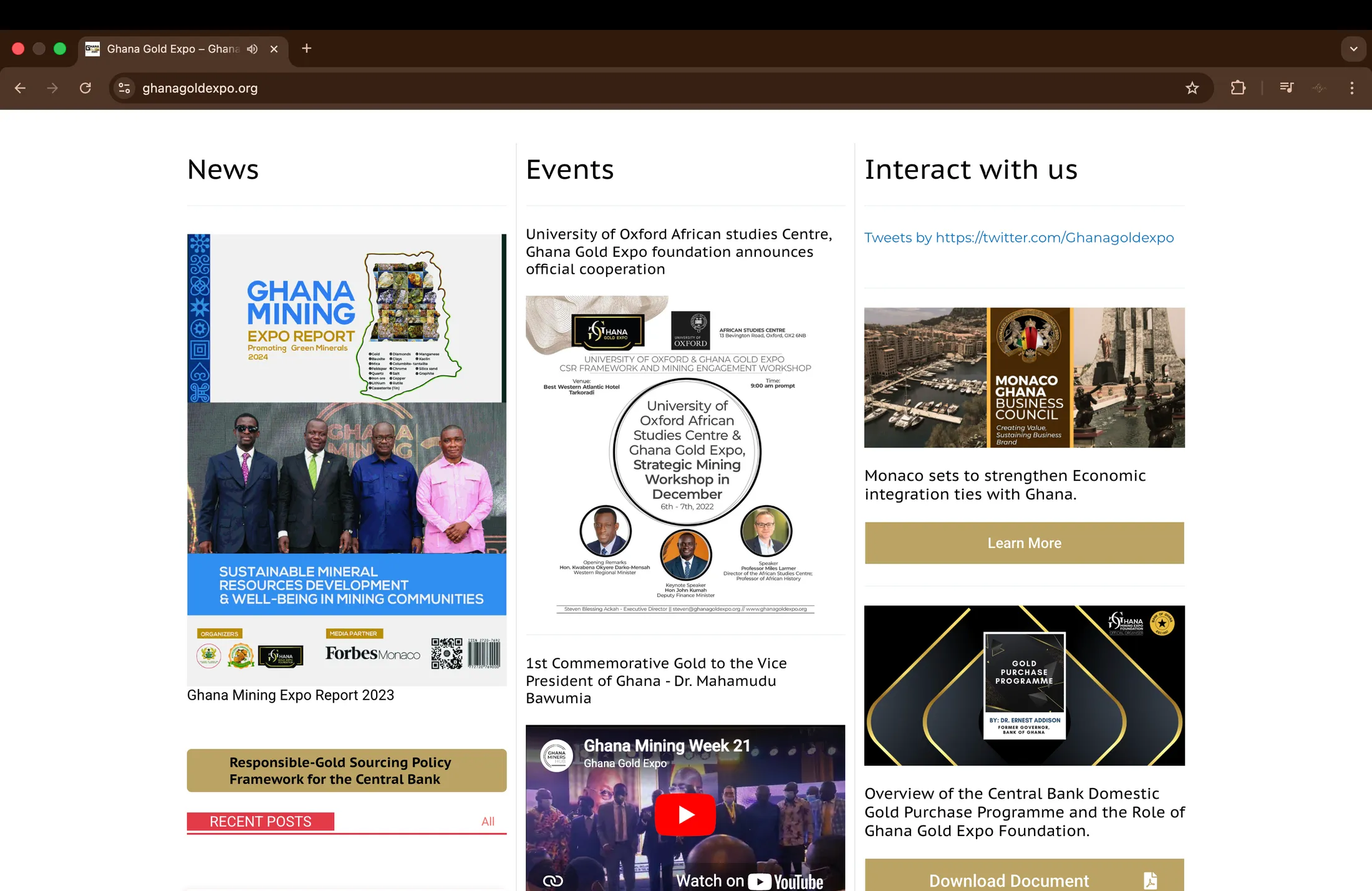 Ghana Gold Expo Ghana Gold Expo — branding and design work 16