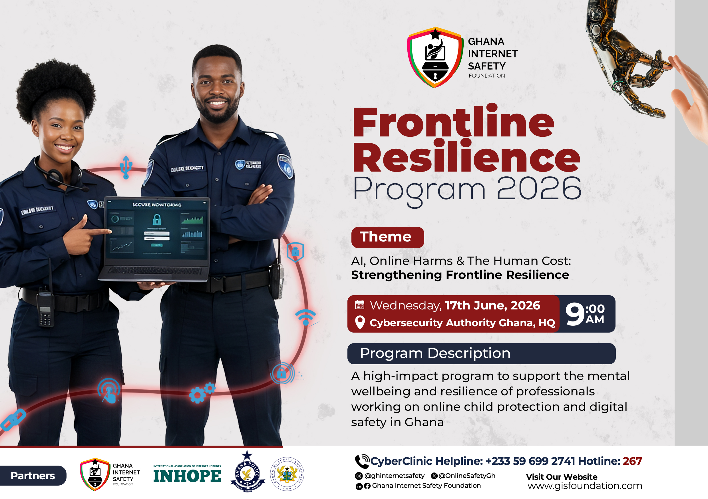 Ghana Internet Safety Foundation Ghana Internet Safety Foundation — branding and design work 9