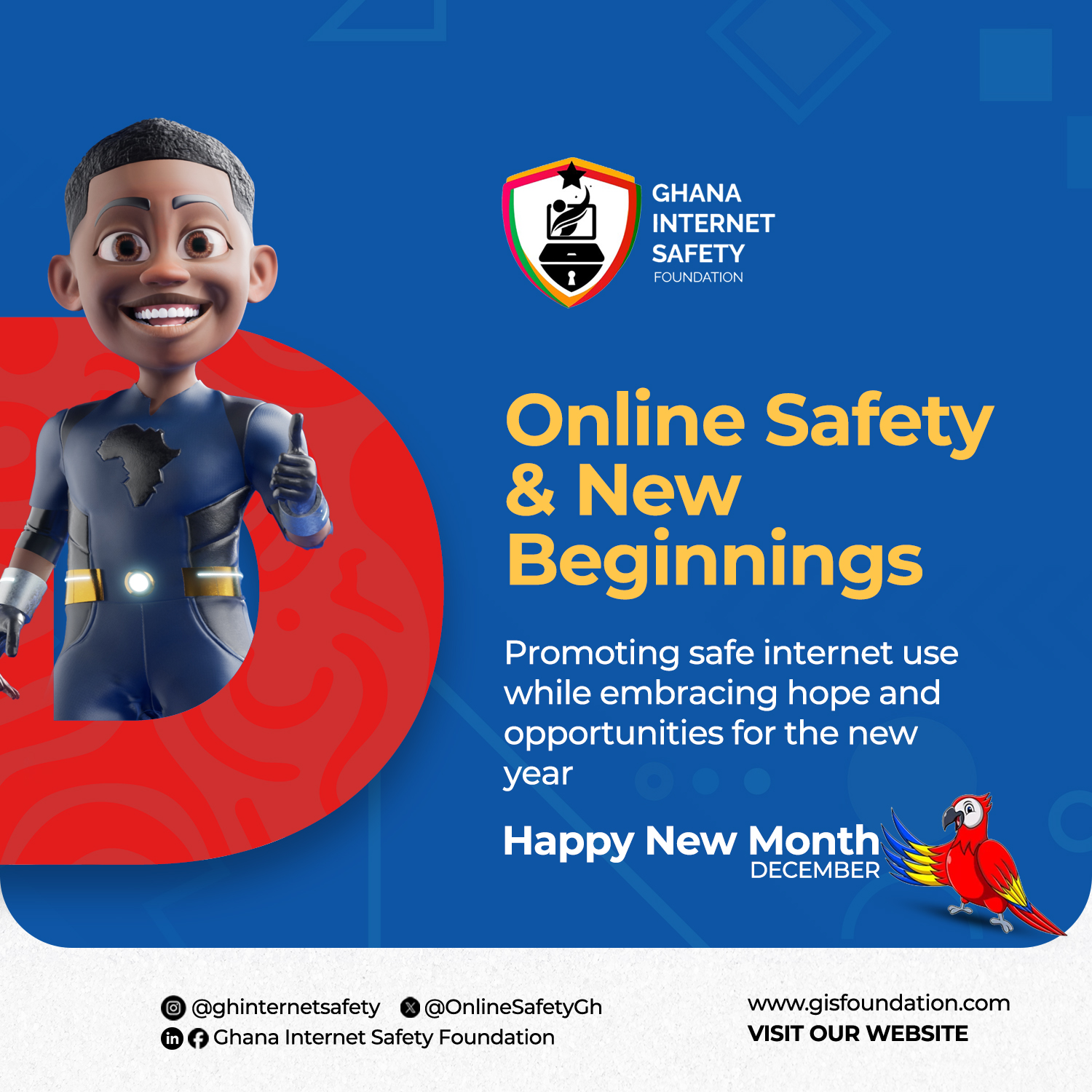 Ghana Internet Safety Foundation Ghana Internet Safety Foundation — branding and design work 14