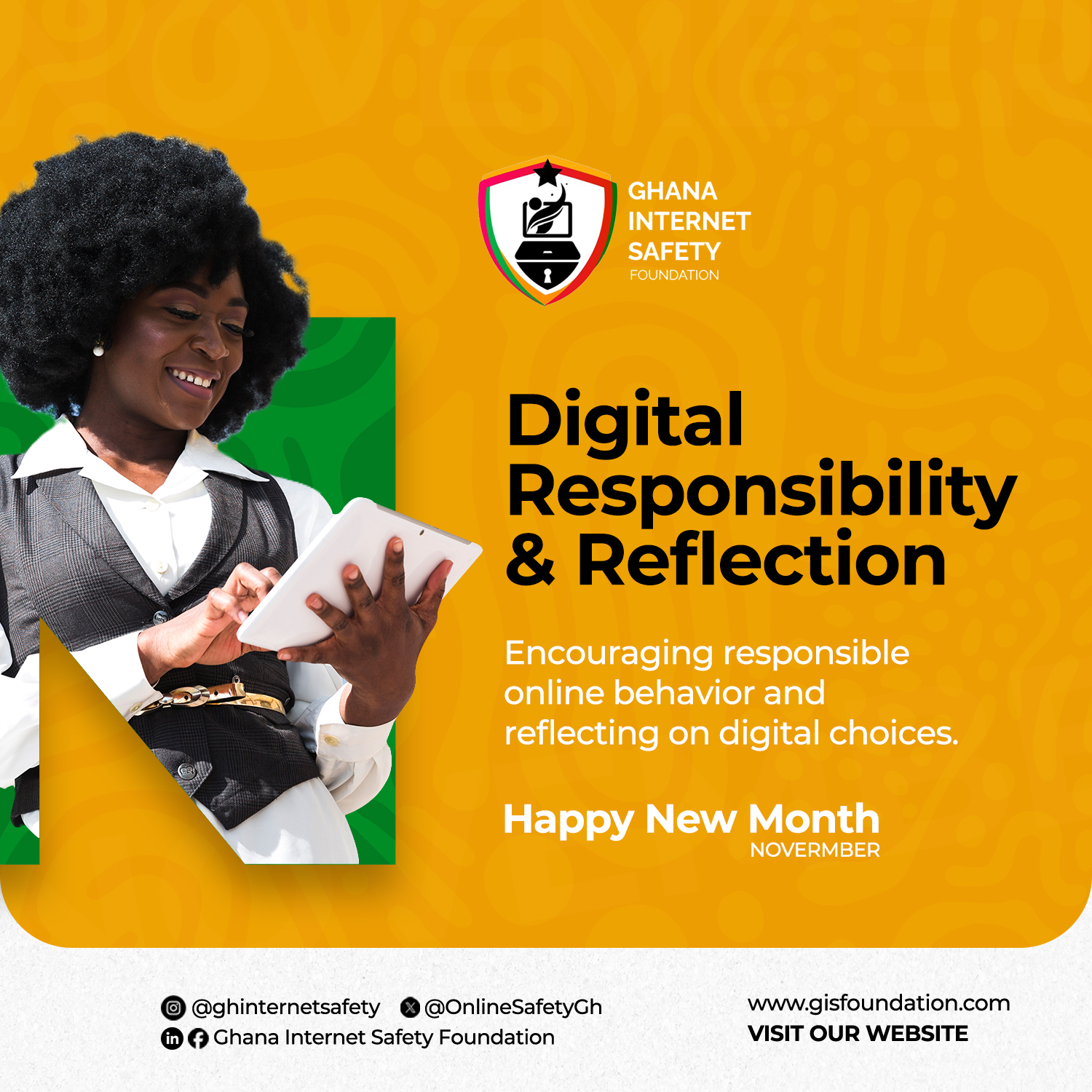 Ghana Internet Safety Foundation Ghana Internet Safety Foundation — branding and design work 15