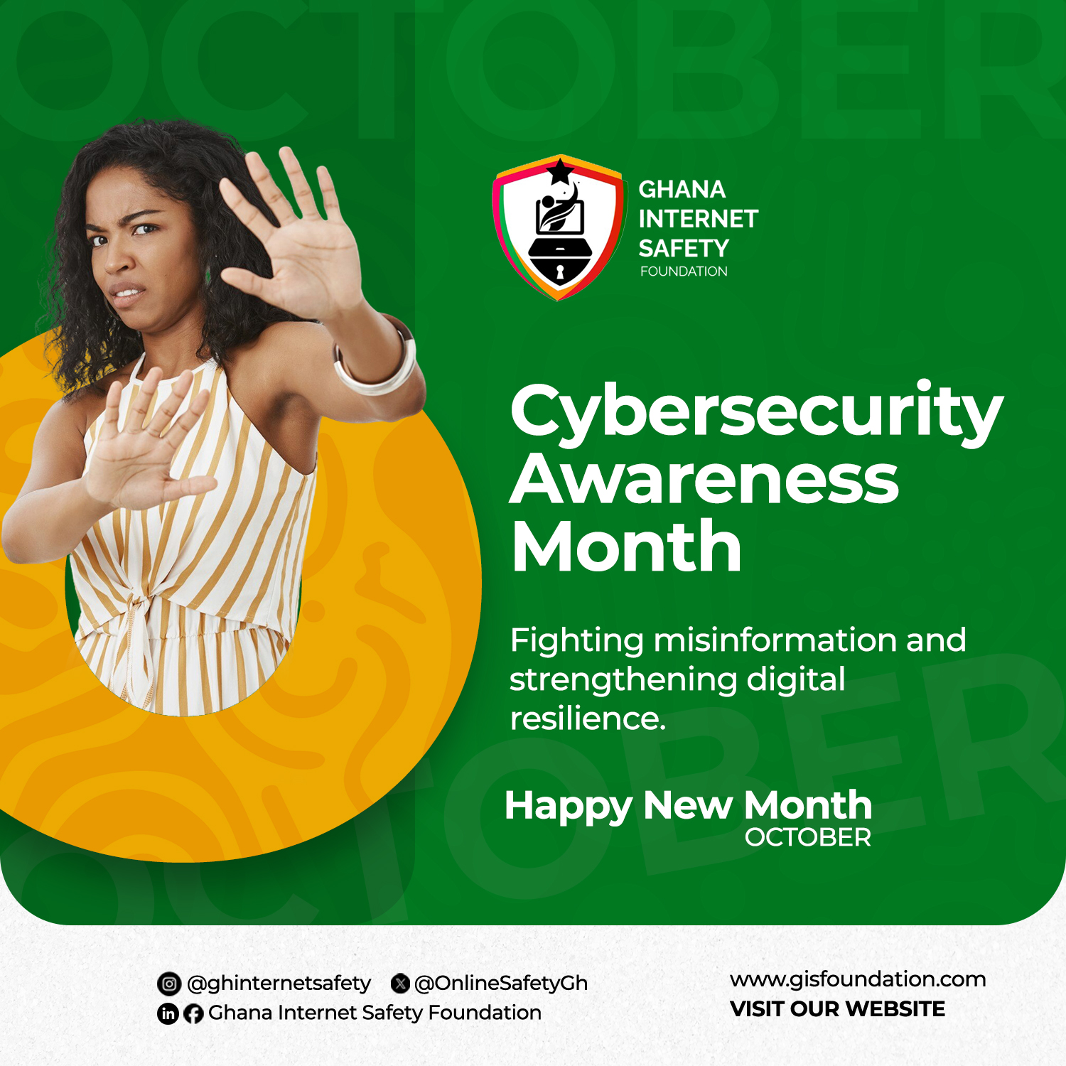 Ghana Internet Safety Foundation Ghana Internet Safety Foundation — branding and design work 16