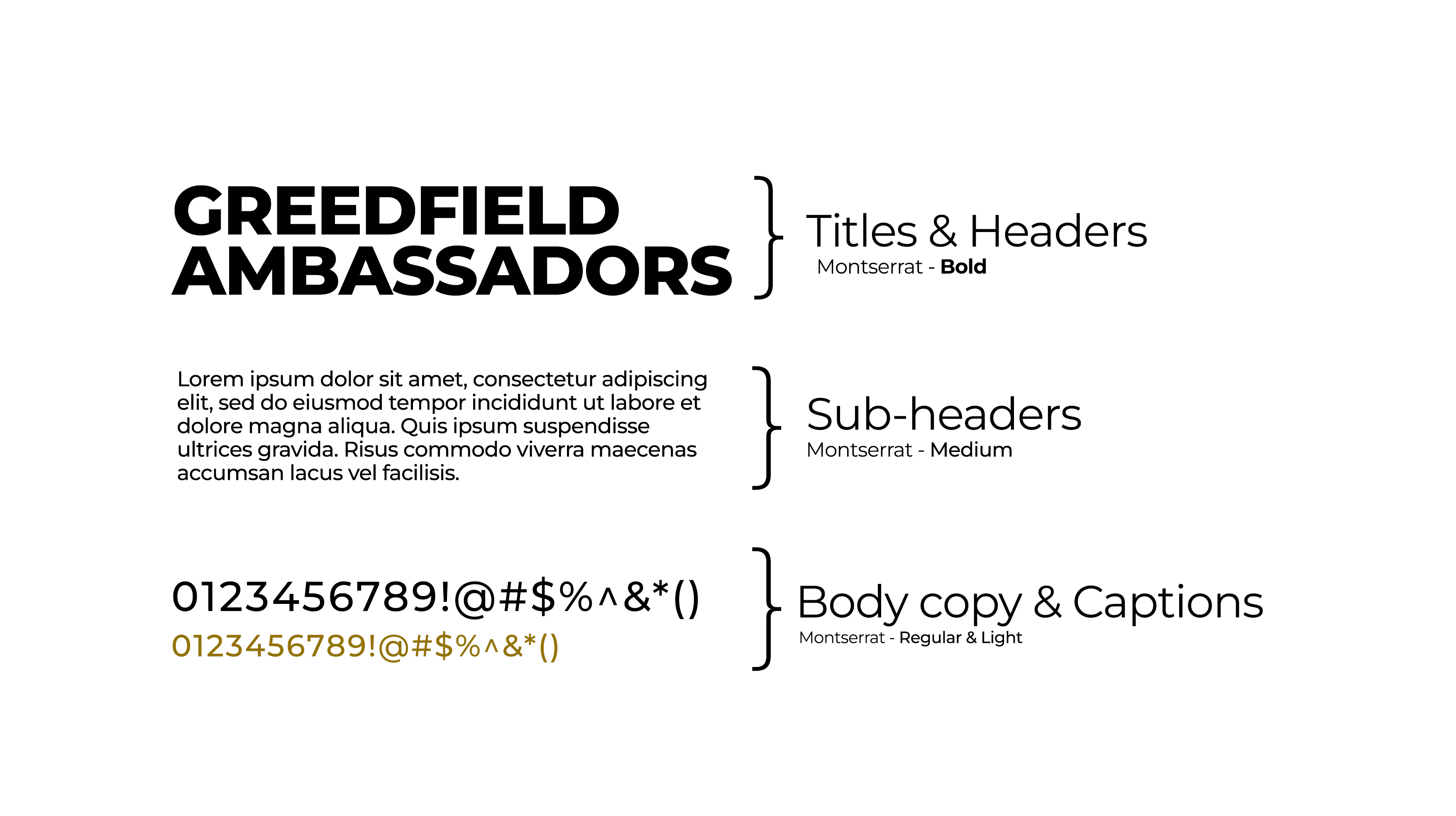 Greenfield Ambassadors Greenfield Ambassadors — branding and design work 8
