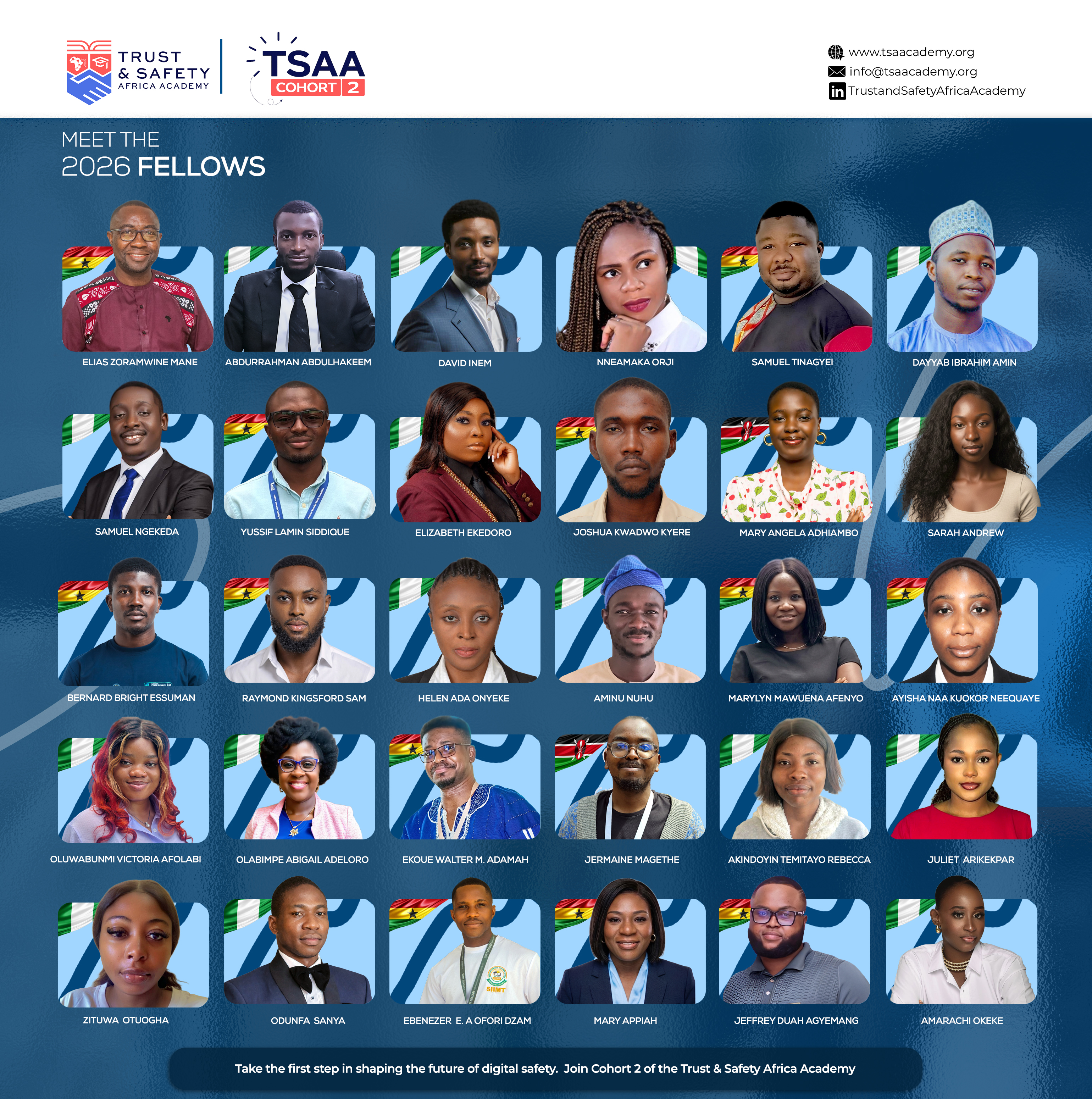 Trust & Safety Africa Academy (TSAA) Trust & Safety Africa Academy (TSAA) — branding and design work 5