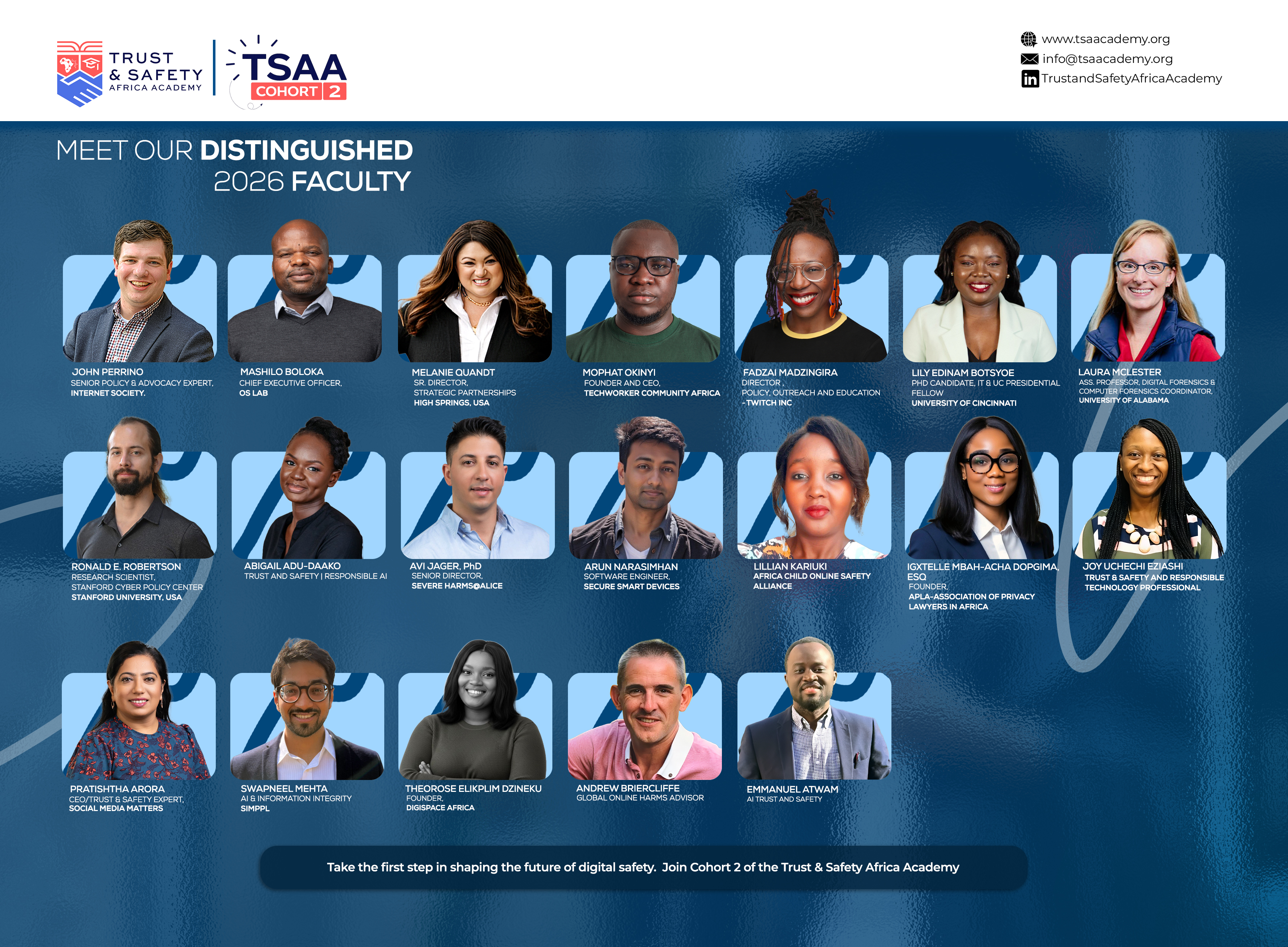 Trust & Safety Africa Academy (TSAA) Trust & Safety Africa Academy (TSAA) — branding and design work 7