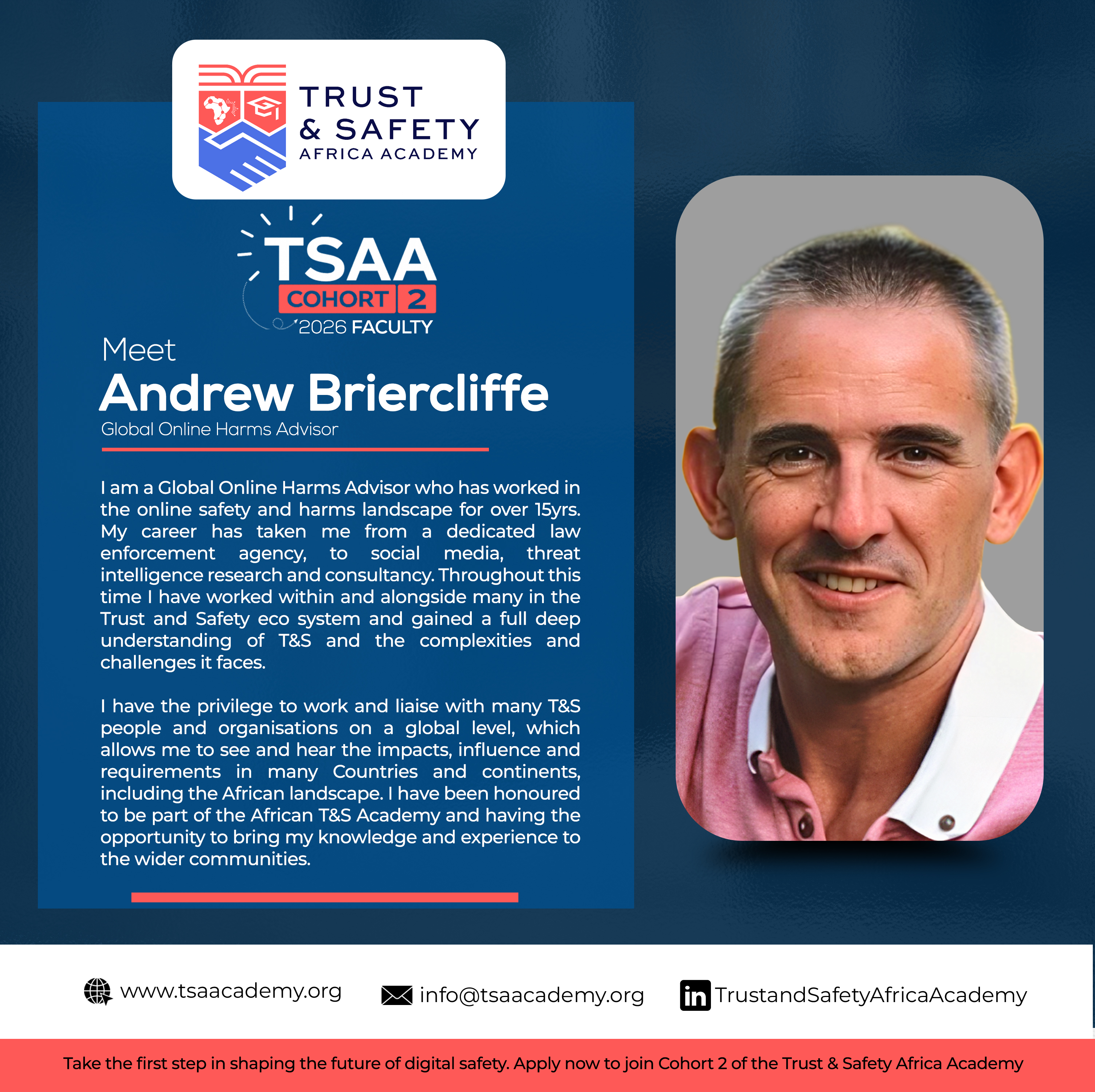 Trust & Safety Africa Academy (TSAA) Trust & Safety Africa Academy (TSAA) — branding and design work 8