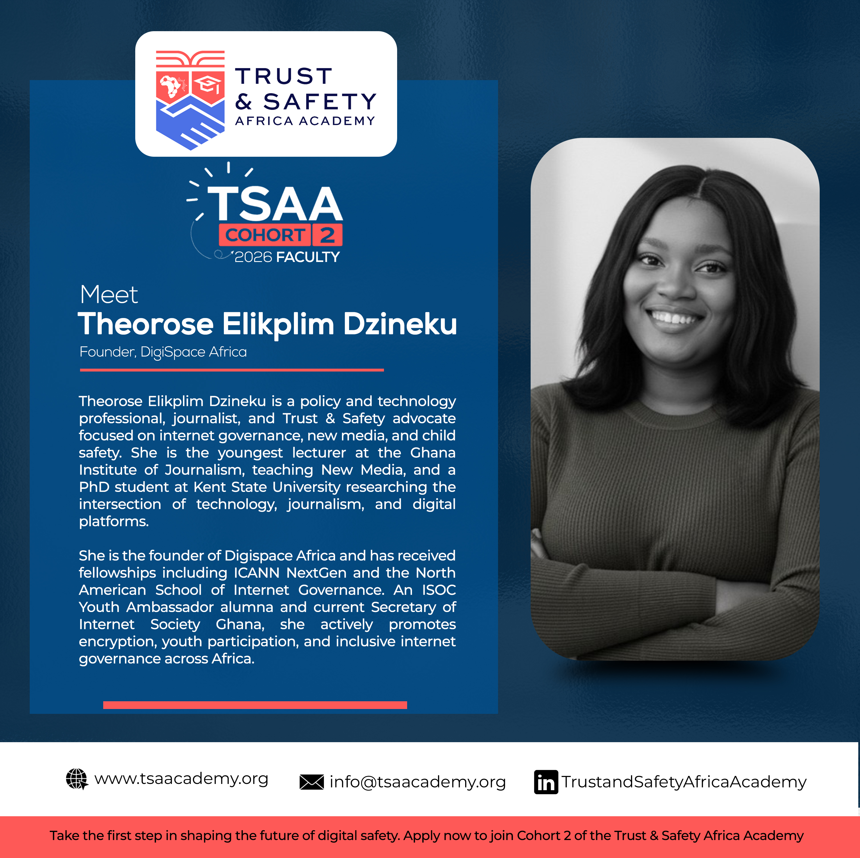 Trust & Safety Africa Academy (TSAA) Trust & Safety Africa Academy (TSAA) — branding and design work 9