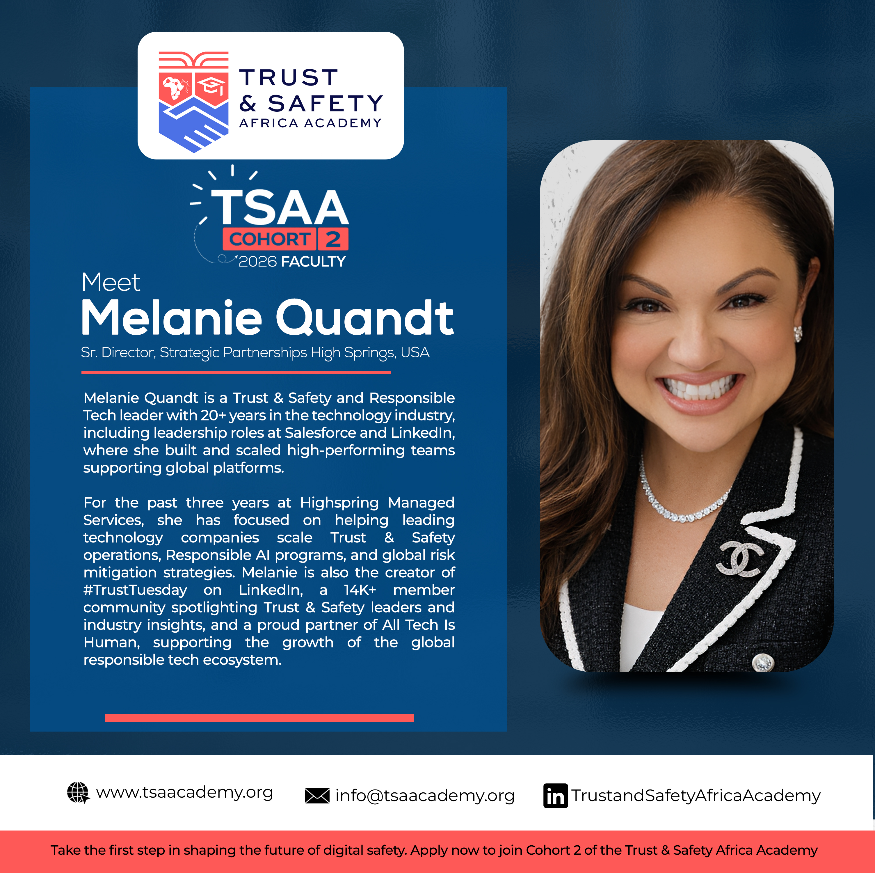 Trust & Safety Africa Academy (TSAA) Trust & Safety Africa Academy (TSAA) — branding and design work 11